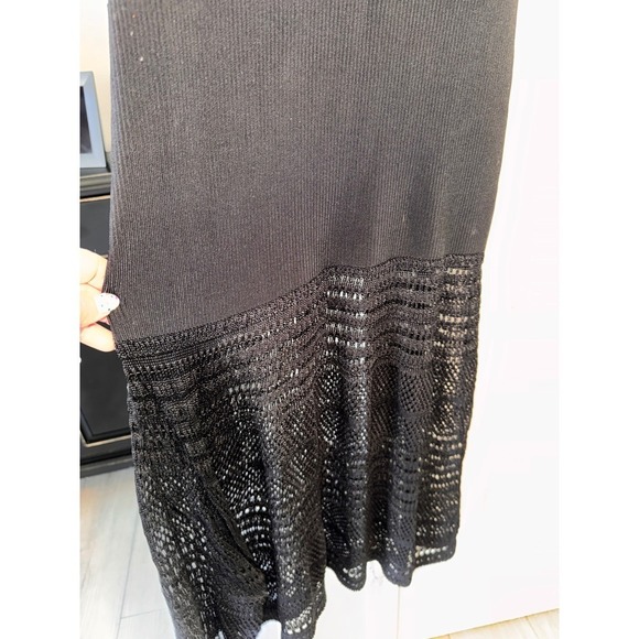 Zac Posen Jill Pointelle Knit Sleeveless Maxi L - Picture 7 of 11